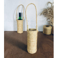 Water Bottle holder made of water reed hand made by Pangthem 